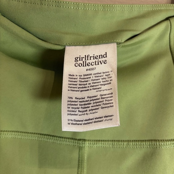 Girlfriend Collective Compressive High Rise Leggings XS Mantis Green - Picture 6 of 8